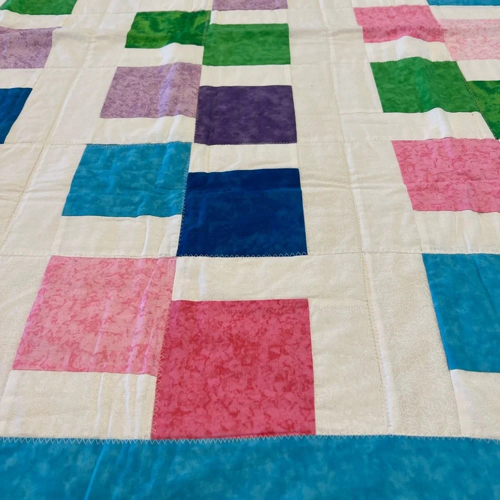 Colorful Patchwork Quilt - Picture 3 of 3